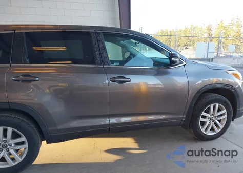 2016 Toyota Highlander Le V6 from USA, damaged, VIN 5TDBKRFH4GS314357